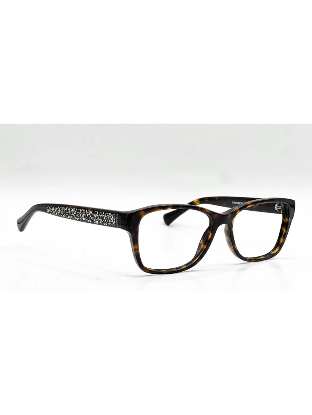 Coach HC 6068 5120 Dark Tortoise Rectangle Authentic Eyeglass Frames 54-16